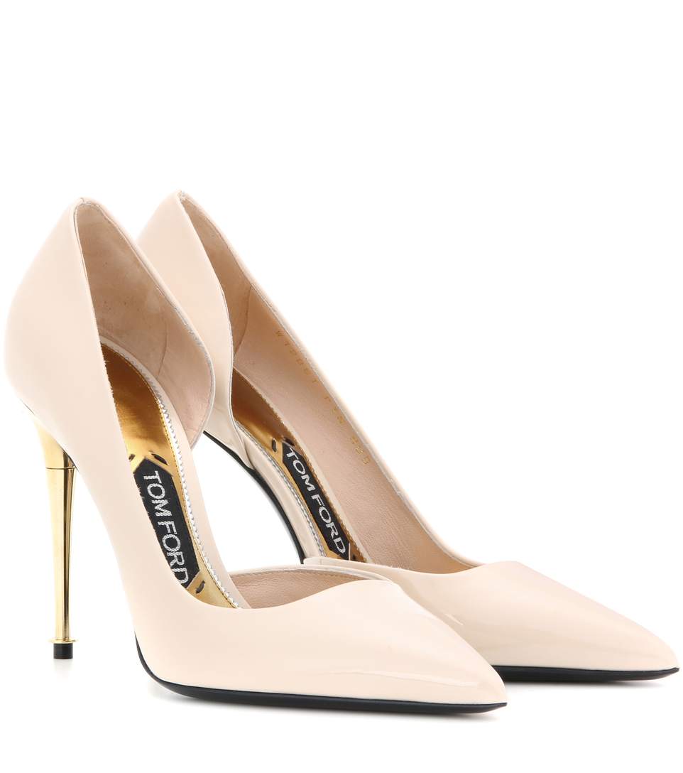 tom ford white pumps