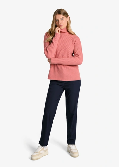 Lole Camille Turtle Neck In Peony Heather