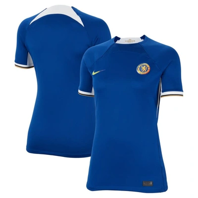 Nike Chelsea Fc 2023/24 Stadium Home  Women's Dri-fit Soccer Jersey In Blue
