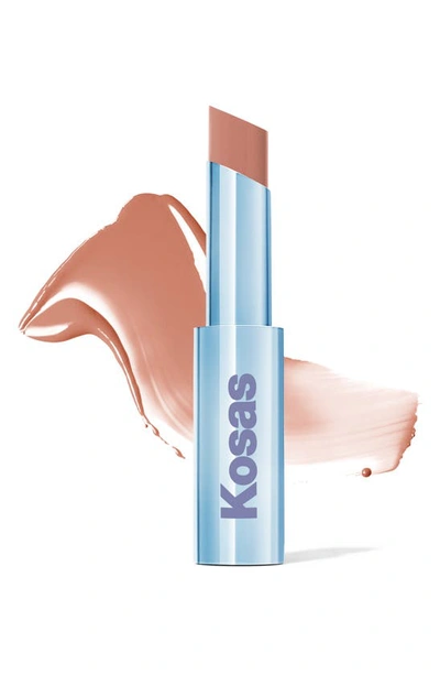 Kosas Wet Stick Moisturizing Shiny Sheer Lipstick In Heat Wave