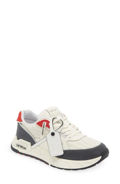 Off-white Runner A Sneaker In White/red