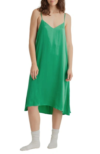 Papinelle Audrey Silk Nightgown In Spearmint