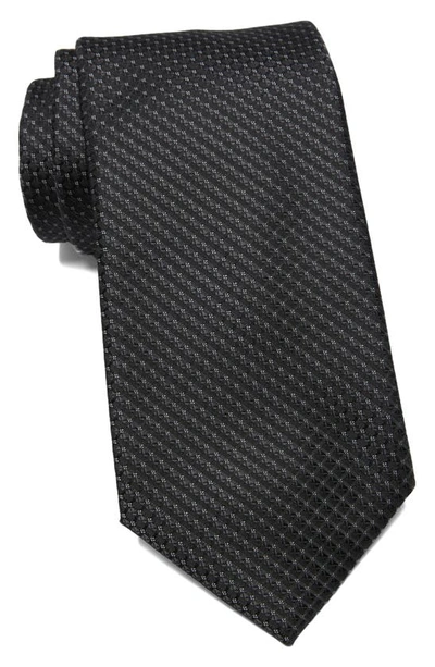 Perry Ellis Betan Textured Tie In Black