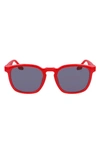 Converse Restore 52mm Square Sunglasses In Red