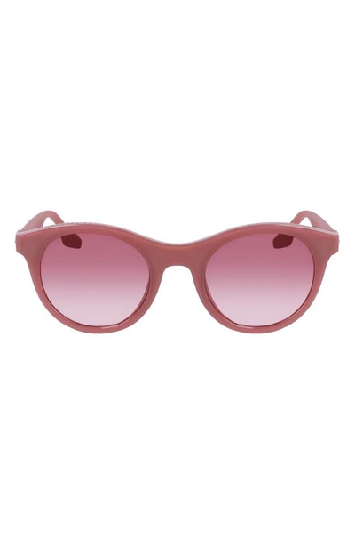 Converse Restore 49mm Gradient Round Sunglasses In Pink