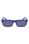 Converse Restore 54mm Rectangular Sunglasses In Blue