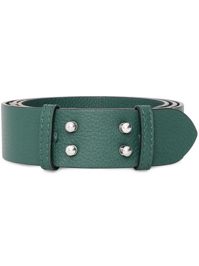 Burberry The Medium Belt Bag Grainy Leather Belt In Green