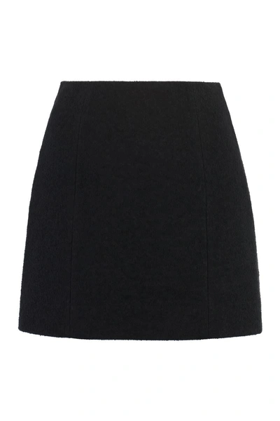 Patou Knitted Mini Skirt In Black