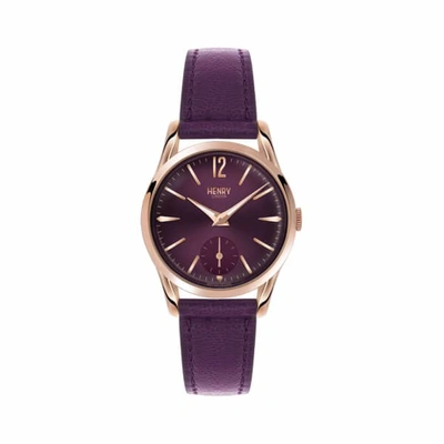 Henry London Ladies 30mm Hampstead Leather Watch