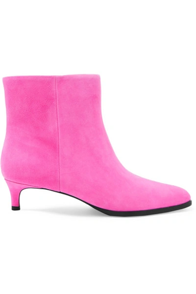 3.1 Phillip Lim / フィリップ リム Agatha Suede Ankle Boots In Pink