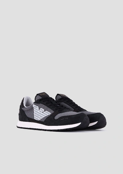 Emporio Armani Sneakers - Item 11524200 In Black