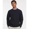 Barbour Navy Patch Crew Neck Sweater