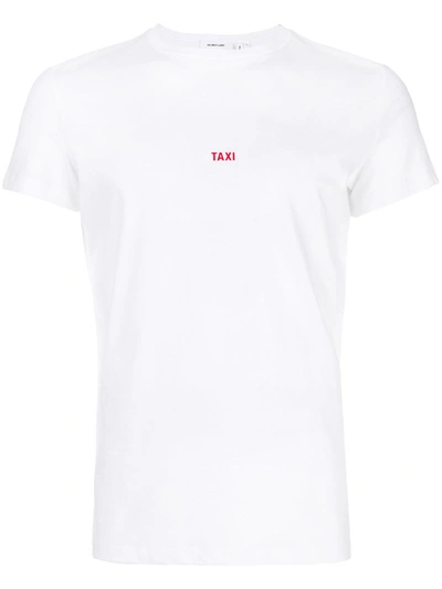 Helmut Lang White Paris Taxi T-shirt