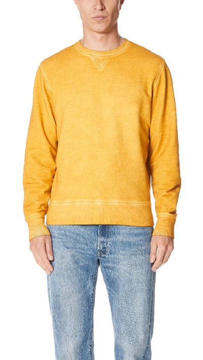 Levi's Crew Sweatshirt In Kumquat