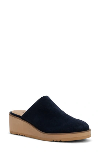 Nydj Edmond Wedge Mule In Navy