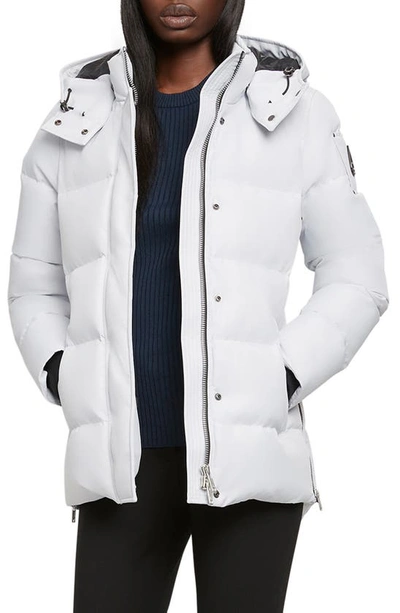 Moose Knuckles Cloud 3q 800 Fill Power Down Puffer Jacket In Nimbus Cloud