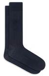 Bugatchi Diamond Cluster Dress Socks In Midnight