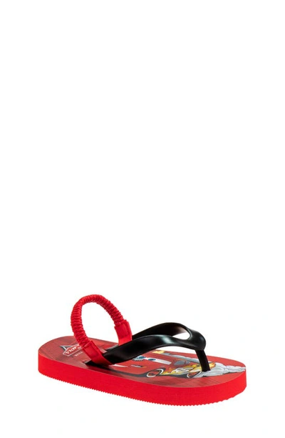 Josmo Kids' Pixar® Lightning Mcqueen Flip Flop Sandal In Red