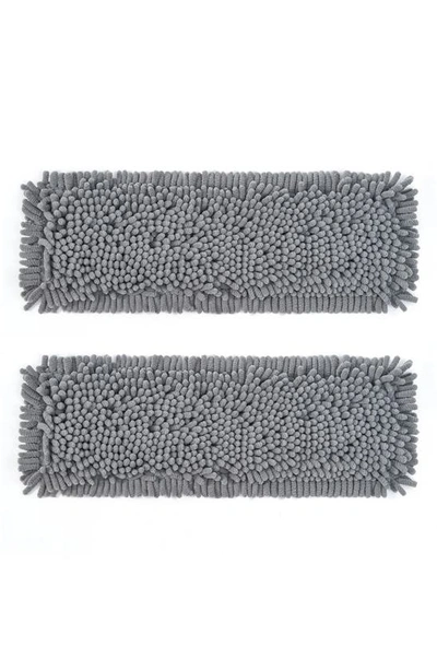 True & Tidy Replacement Mop Pads In Gray