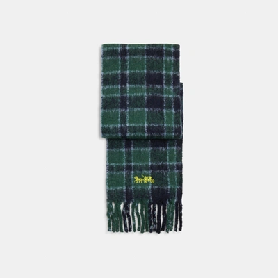 Coach Outlet Classic Plaid Oversized Muffler In Multi