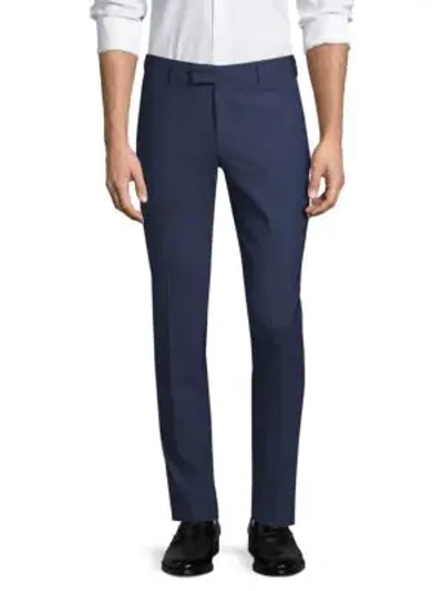 The Kooples Wool Suit Trousers In Blue