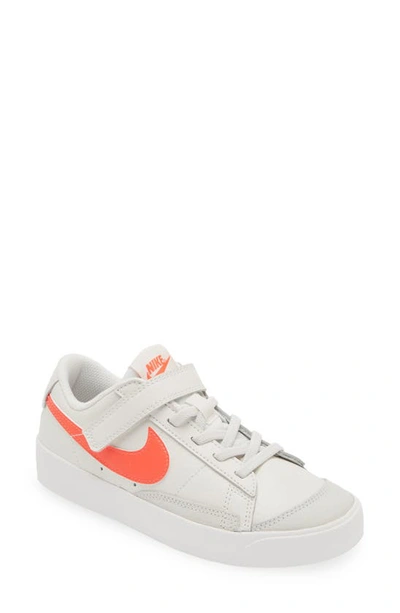 Nike Kids' Blazer Low '77 Low Top Sneaker In Phantom/ Crimson/ Summit White