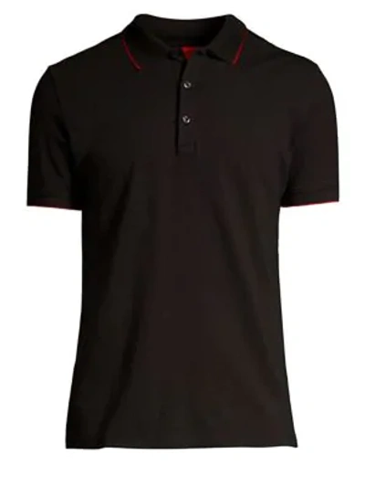 Hugo Dinoso Polo Shirt In Black