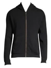 Atm Anthony Thomas Melillo French Terry Zip Hoodie In Black