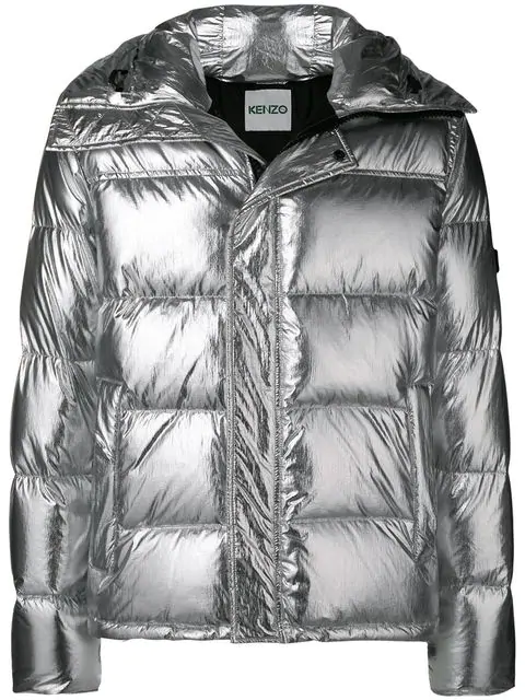 kenzo metallic puffer