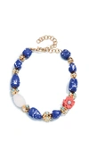 Lele Sadoughi Keepsake Stone Necklace In Multi