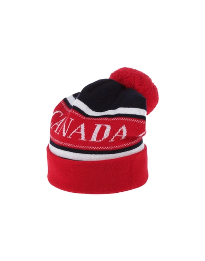 Canada Goose Hat In Red