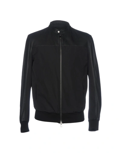 Drome Zip-up Leather Jacket In Black