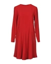 Antonelli Short Dress In Red