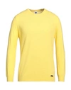 Bark Man Sweater Yellow Size L Wool, Viscose, Polyamide, Cashmere