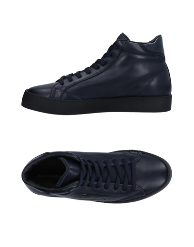 John Galliano Sneakers In Dark Blue