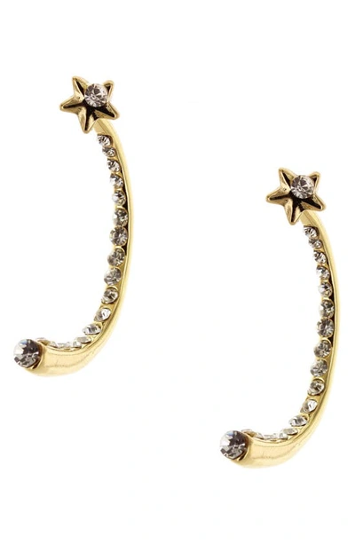 Olivia Welles Shooting Star Stud Earrings In Gold