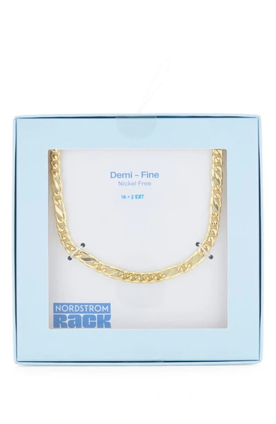 Nordstrom Rack Demi-fine Diagonal Link Chain Necklace In Gold