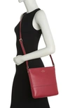 Kate Spade Southport Avenue Cora Crossbody Bag In Red Currant