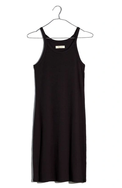 Madewell Brightside Minidress In True Black