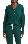 Honeydew Intimates Off The Clock Pajama Sweater In Thyme