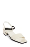 Paloma Wool Margaret Block Heel Sandal In White