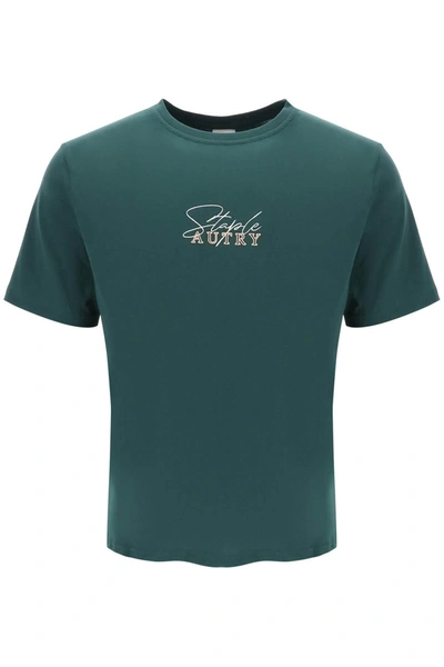Autry Jeff Staple Crew-neck T-shirt In Green
