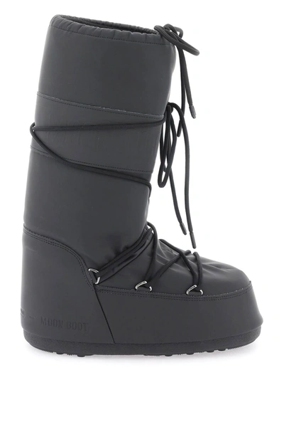 Moon Boot Icon Rubber Snow Boots In Black