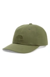 The North Face The Norm Baseball Cap - Green In Burnt Olive Green/ Beech Green