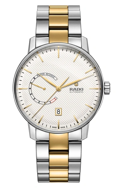 Rado Coupole Classic Automatic Bracelet Watch, 41mm In Silver/ Gold