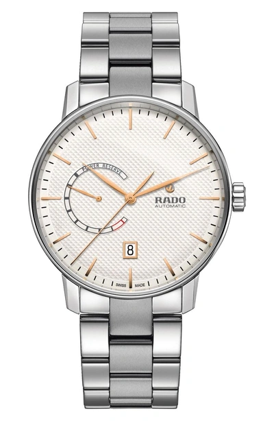 Rado Coupole Classic Automatic Bracelet Watch, 41mm In Silver
