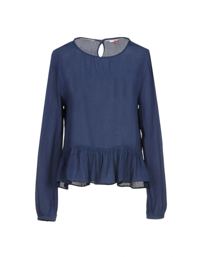 Tommy Jeans Blouse In Dark Blue