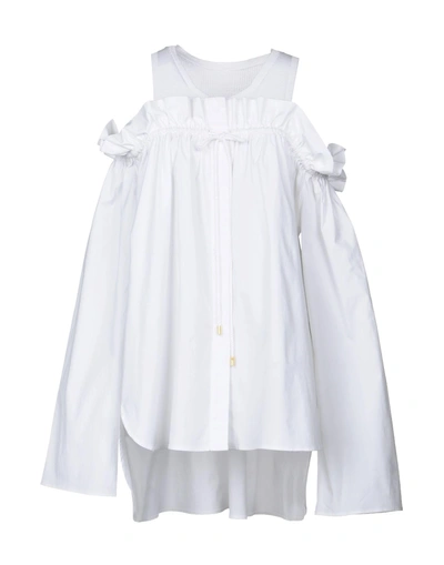 Alberta Ferretti Shirts In White