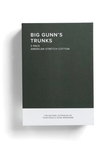 Rodd & Gunn 3-pack Big Gunn's Trunks In Multi