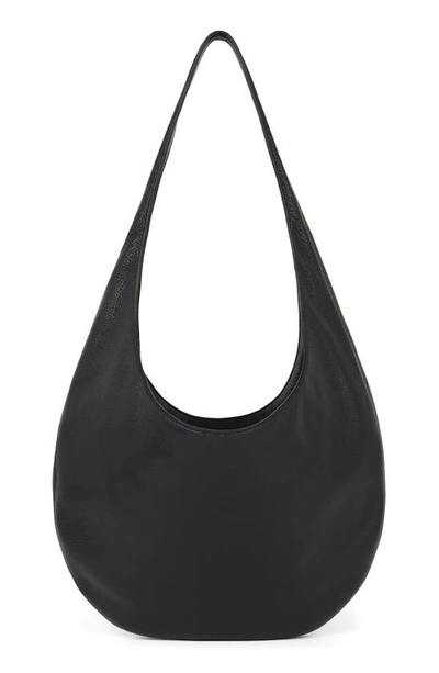 We-ar4 The H Leather Hobo Bag In 001 Black